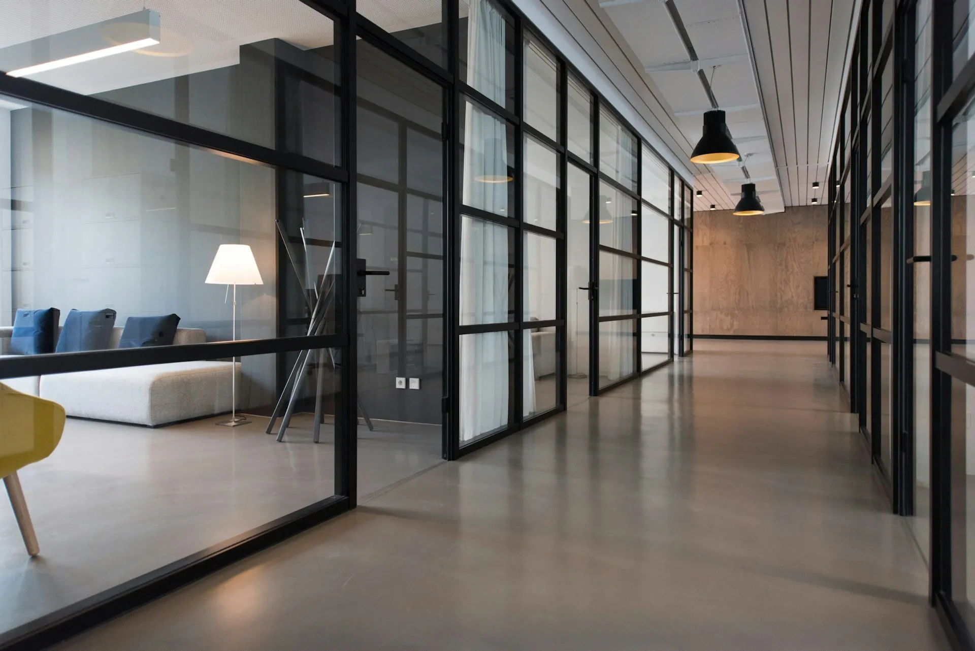 Tasteful professional office and advisory workspace