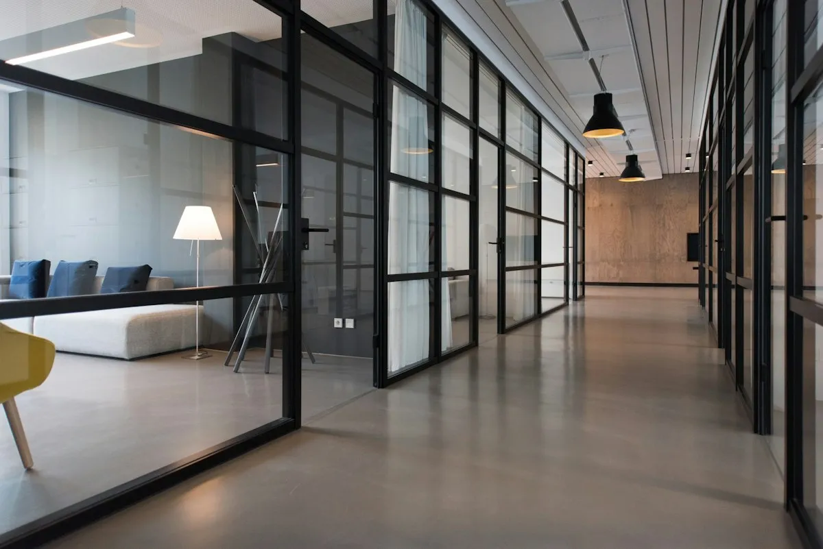 Modern office interior for deliberate organizational growth